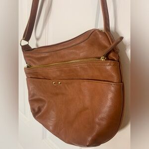 Brown Leather Shoulder Bag